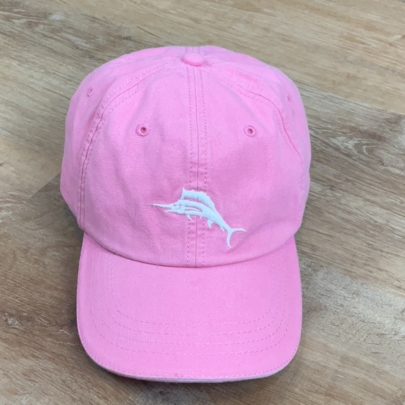 Tommy Bahama Cap Hot Pink Baseball Hat Adjustable Size - Picture 1 of 5